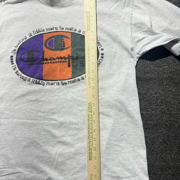 Champion vintage 1990s Gray Graphic T-Shirt for Men - Picture 6 of 8